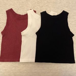 Three Aura Crop Tops